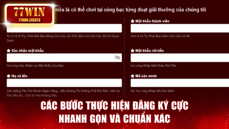 Các bước thực hiện đăng ký cực nhanh gọn và chuẩn xác